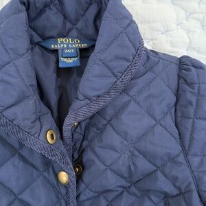 Polo Quilted shawl collar Kids Jacket